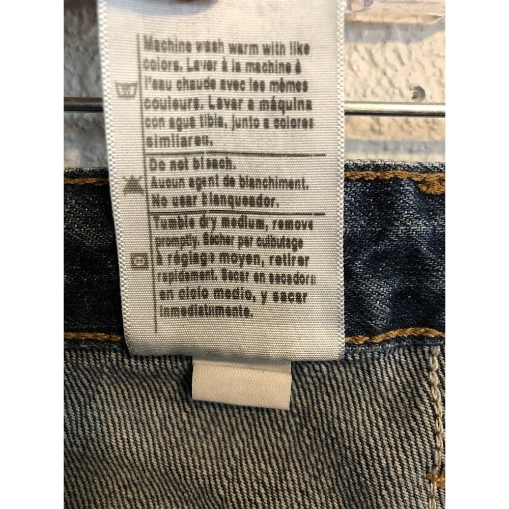 Carhartt Womens Jeans 6x32 Blue Relaxed Fit Medium Wash Denim Carpenter Workwear